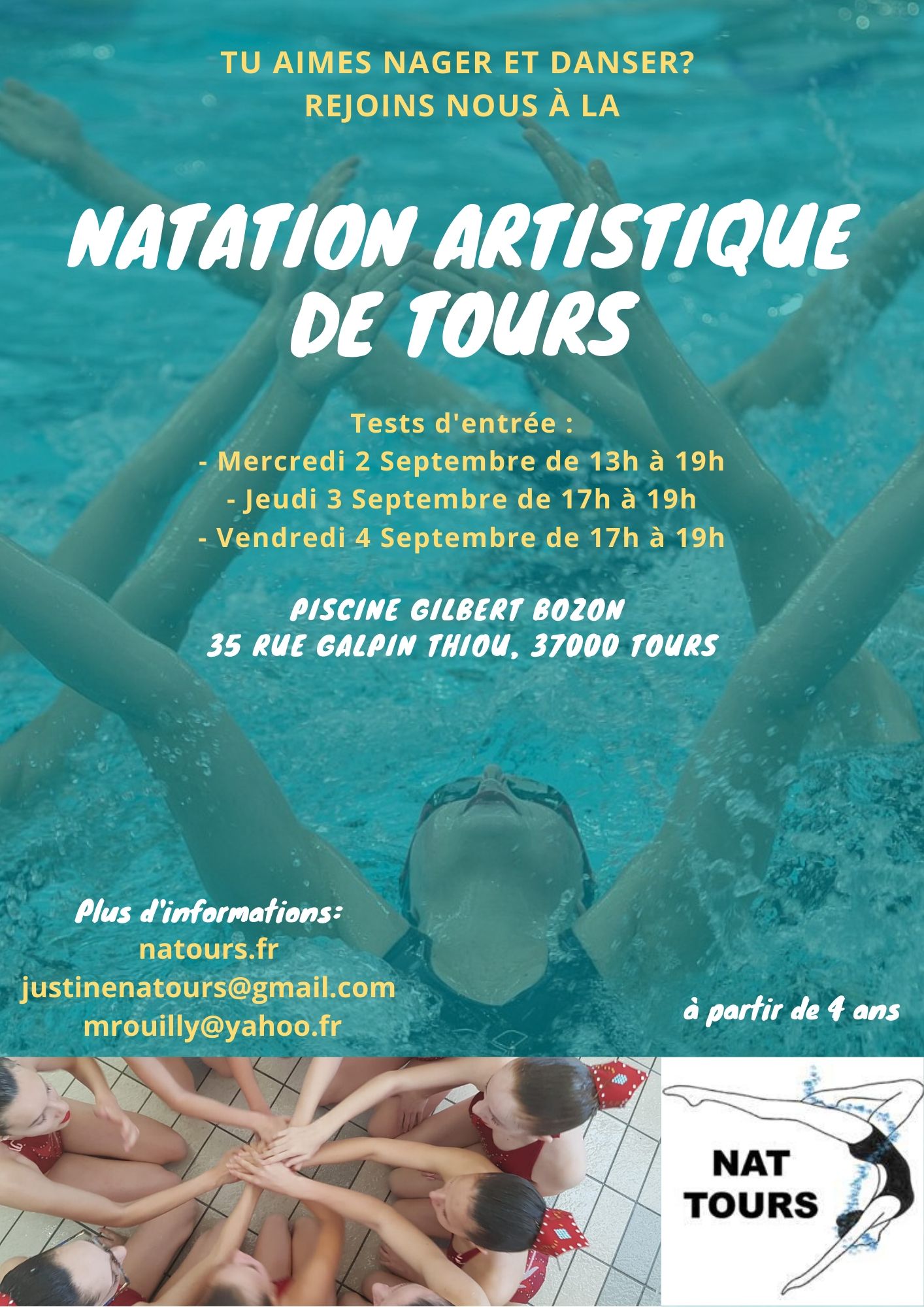 Natation artistique de tours