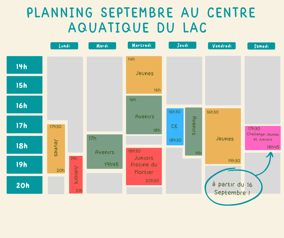 Planning Septembre